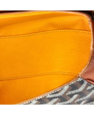  Mini Saigon Top Handle Bag Coated Canvas with Leather