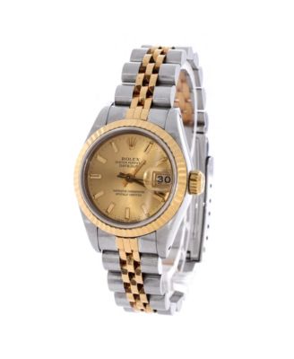  Oyster Perpetual Datejust Automatic Watch in Stainless Steel and Gold 26mm