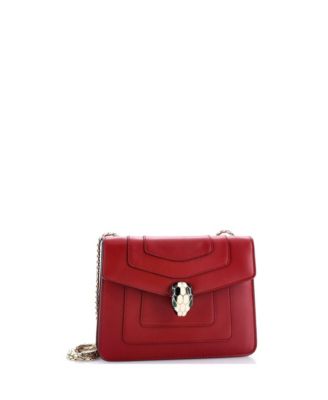  Small Serpenti Forever Square Shoulder Bag Leather