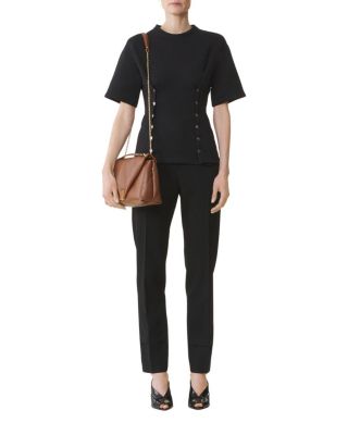  Cotton Fleece and Cashmere T-Shirt