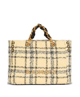 Plaid Tweed 1945 Tote Bag