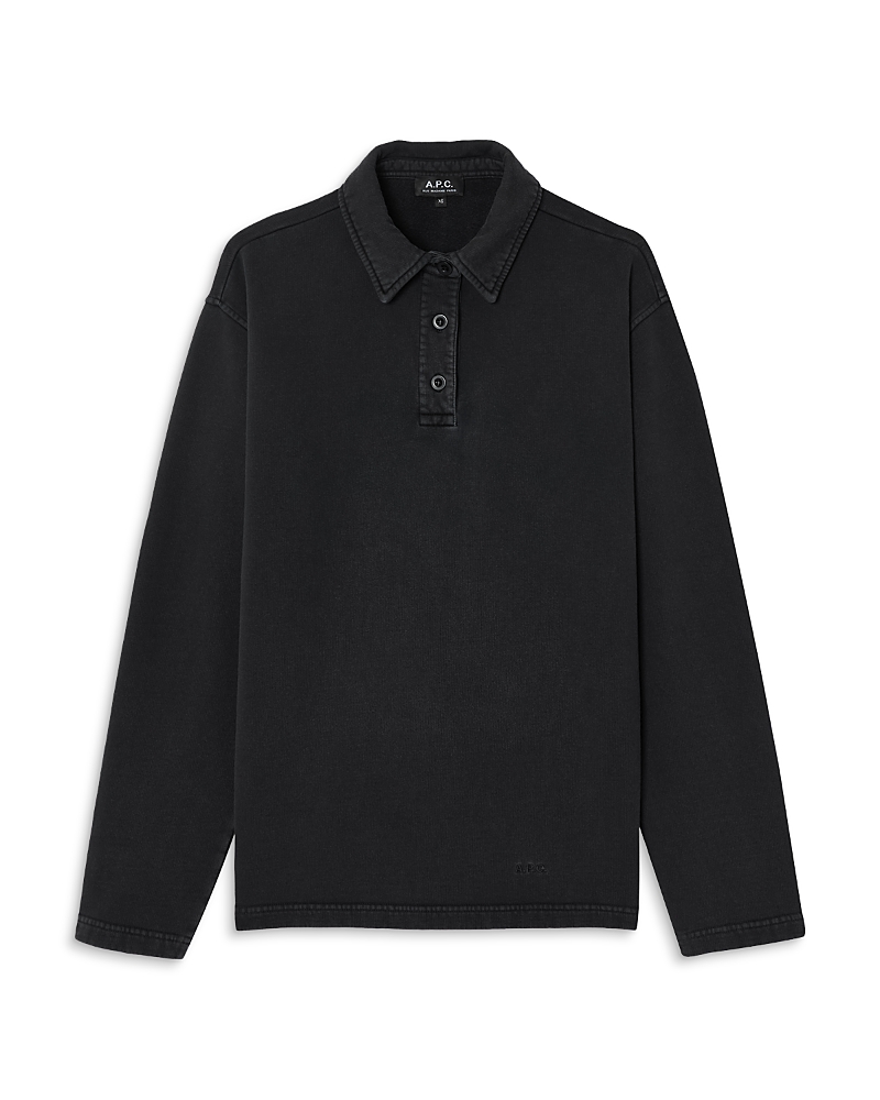 A. p.c Manches Long Sleeve Polo Shirt