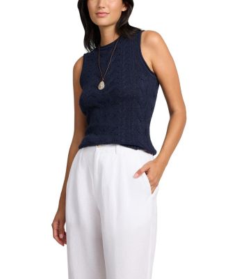  Linen Cable Knit Tank