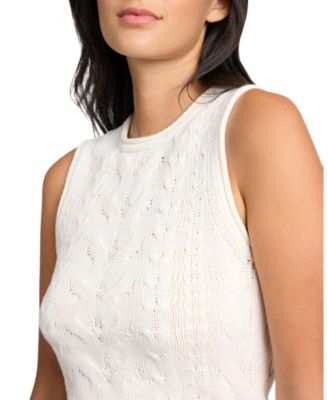  Linen Cable Knit Tank