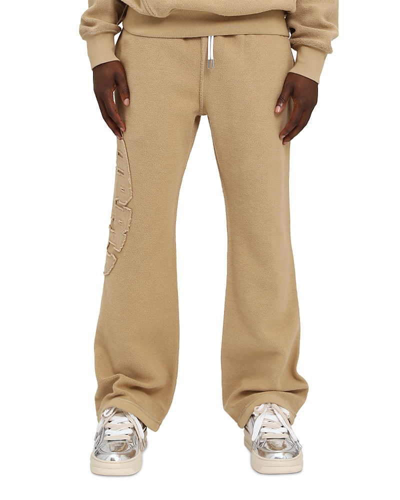 Purple Brand Heavyweight Fleece Inside Out Pants In Nude