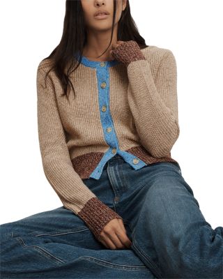 Ibra Crewneck Cardigan Sweater