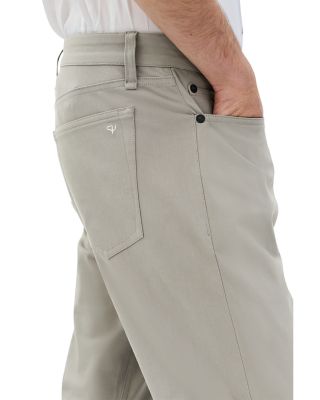 Athletic Fit 3 Tech Stretch Herringbone Pants in Gray