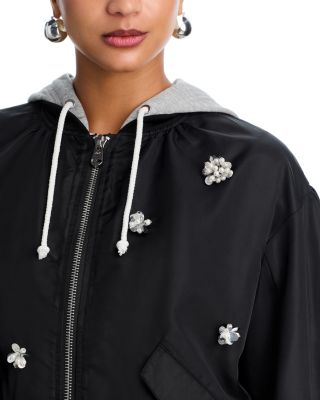 Hooded Embellished Jacket