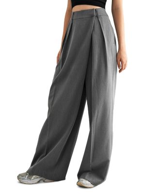 Mid Rise Wrap Pants