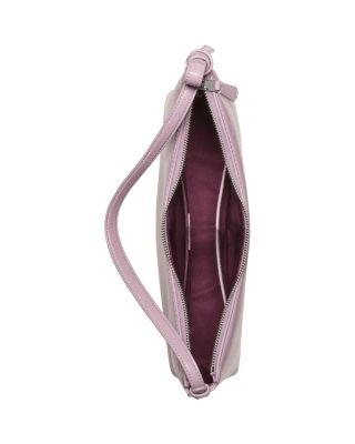 Loop Glazed Leather Shoulder Bag