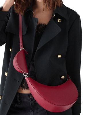 Duo Pebbled Leather Crossbody