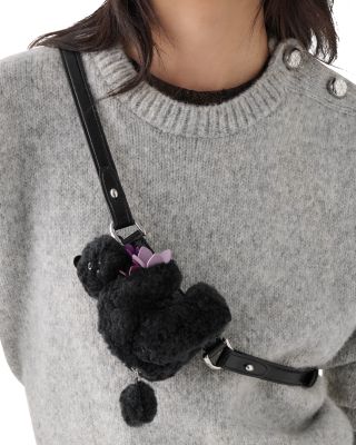 Shearling Bear Crossbody