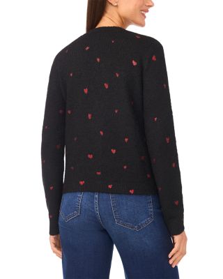 Foil Heart Cardigan