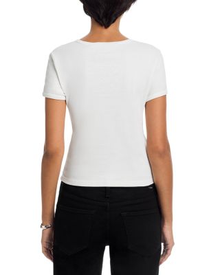 The Itty Bitty Cotton Ringer Tee