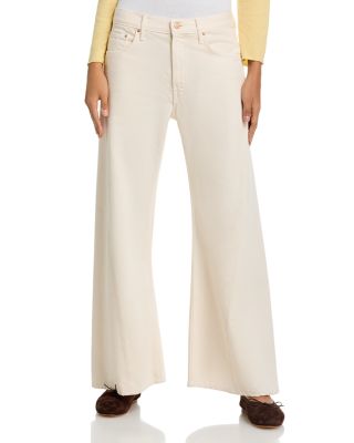 Lil Lemon Twist Sneak High Rise Wide Jeans in Nat Natural