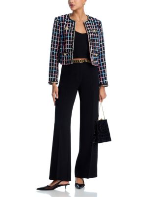 Chainlink Print Tweed Jacket