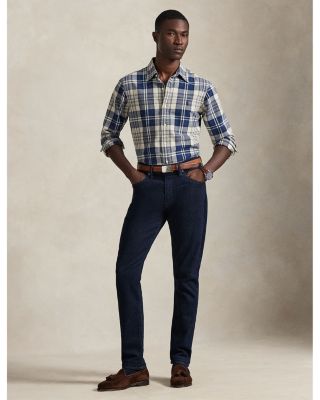 Classic Fit Plaid Oxford Button Down Shirt