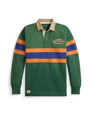 Vintage Fit Embroidered Rugby Shirt