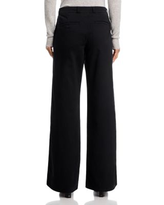 Mid Rise Wide Leg Pants