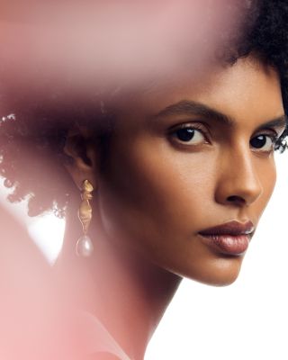 Margot Imitation Pearl Drop Earrings, 2.4"