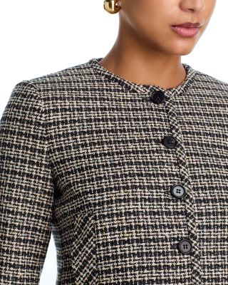 Woven Tweed Cardigan Jacket