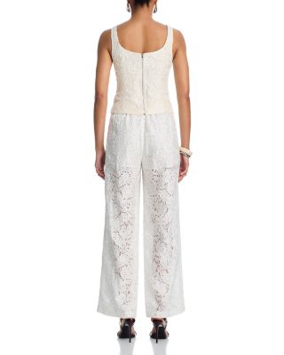 Lace Wide Leg Pants