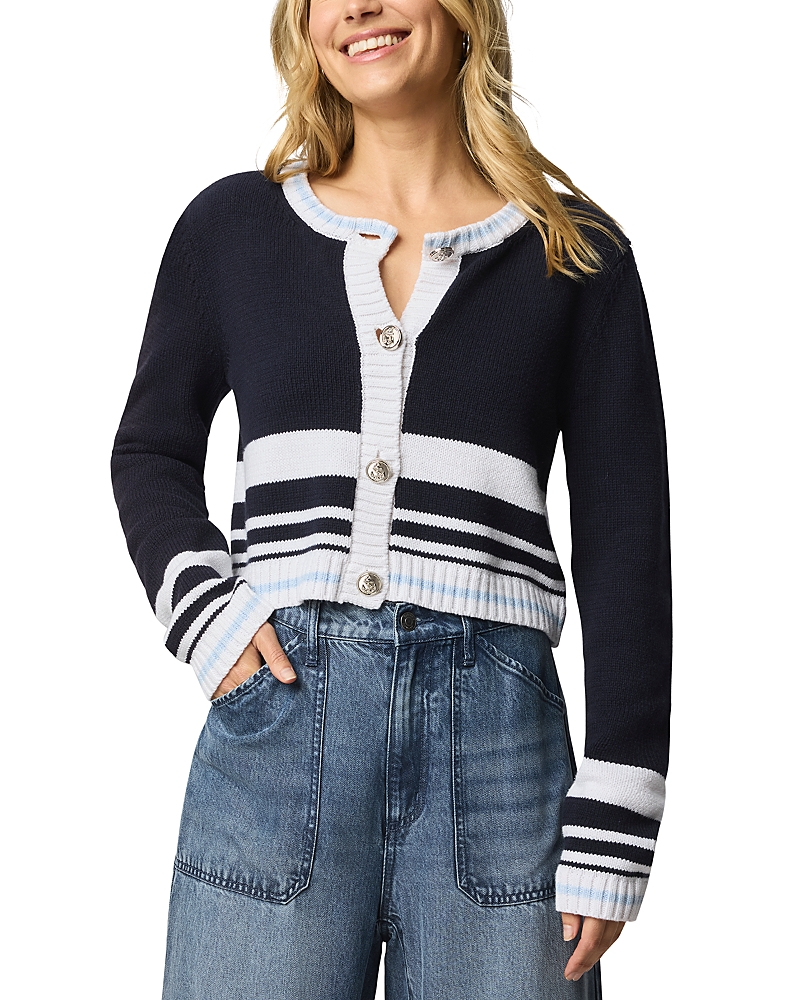Splendid Sailor Striped Cardigan In Multi