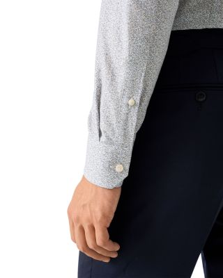 Contemporary Fit Floral Twill Shirt
