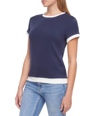 Veronica Layered Short Sleeve Tee
