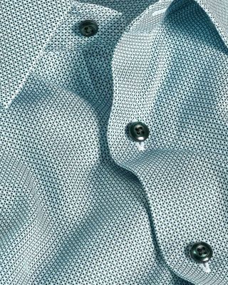 Trim Fit Geometric Print Dress Shirt