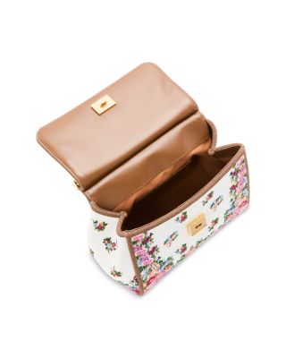 Floral Top Handle Bag