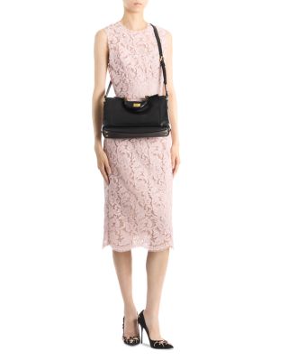 Leather Top Handle Bag