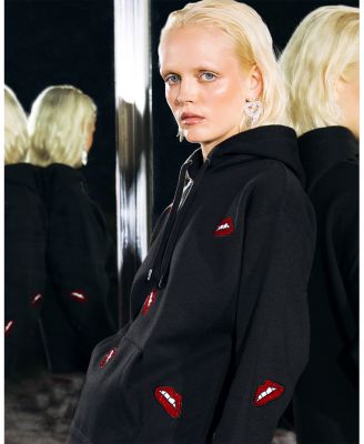 Embellished Lips Hoodie - Exclusive