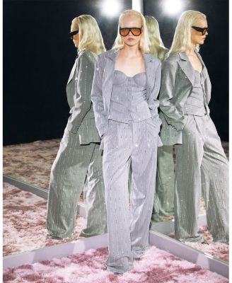 Crystal Pinstripe Pants - Exclusive