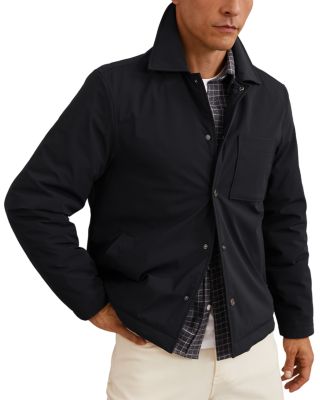 Parker Long Sleeve Nylon Patch Pocket Overshirt