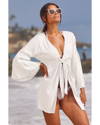 Radiance Plunge Front Cover-Up Tunic