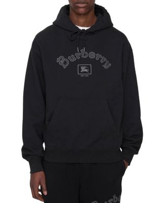 Gothic Logo Cotton Hoodie