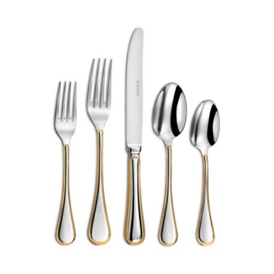 Lyrique Gold Accent 5 Piece Place Setting