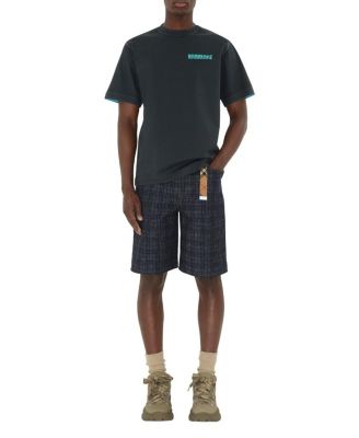 Warped Logo Cotton T-shirt