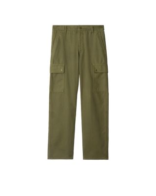 Gabardine Cargo Trousers