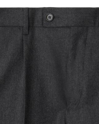 Wool Flannel Tailored Trousers