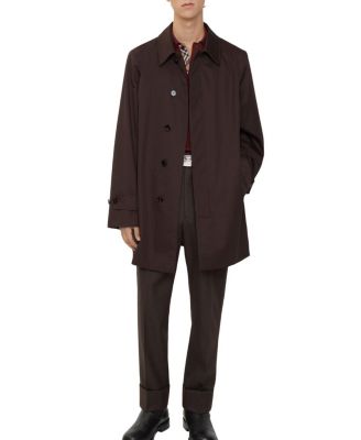 Short Gabardine Car Coat