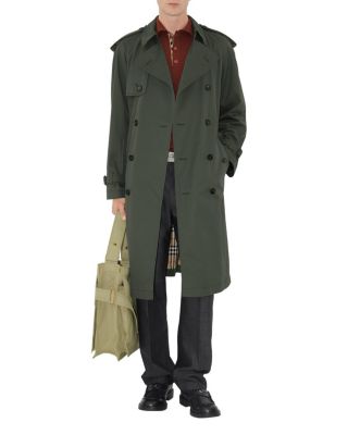 Mid-length Gabardine Trench Coat