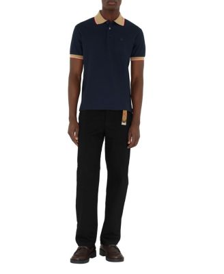 Logo Collar Cotton Polo Shirt