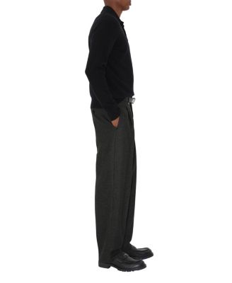 Long-Sleeve Cashmere Blend Polo Shirt