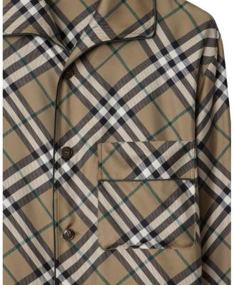 Check Silk Pyjama Shirt
