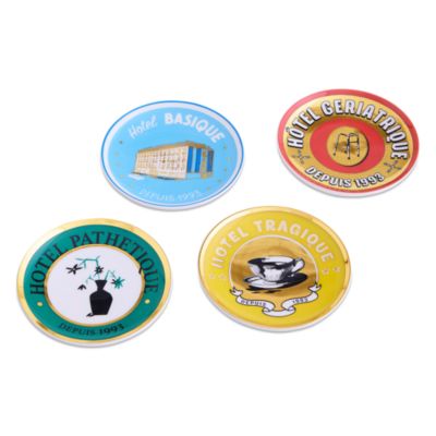 H&ocirc;tel De Reve Coasters, Set of 4