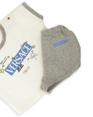 Unisex Fleece Logo Top and Shorts Set - Baby