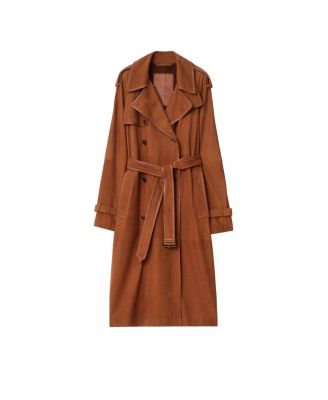 Long Nubuck Castleford Trench Coat