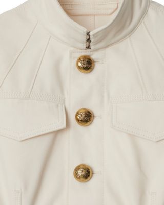 Cropped Cotton Jacket